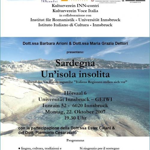 2007, Poster Vortrag Sardegna